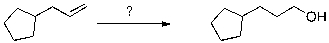 Which reagents are most likely to accomplish the transformation shown below?