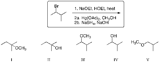 What is the expected major product of the following reaction sequence?