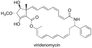 <strong>Viridenomycin, shown below, is a polyene antibiotic that displays anti-tumor activity. Its structural complexity and chemical instability have made it a challenging target for organic chemists to synthesize. Ignoring the benzene ring, how many disubstituted Z alkenes are present in viridenomycin? </strong> A) 1 B) 2 C) 3 D) 4