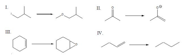Which of the following is a substitution reaction?  