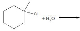 Which of the following is the rate equation for the following S<sub>N</sub>1 reaction?