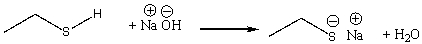 Provide a curved arrow mechanism for the following acid-base reaction.