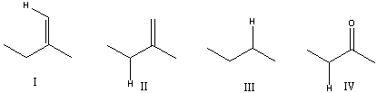 Which of the indicated protons is most acidic?  