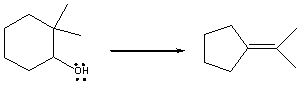 <strong>For the following transformation how many H atoms are added or lost? </strong> A) Added one B) Added two C) Lost one D) Lost two E) No change