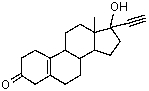 Norethynodrel, a component of the first combined oral contraceptive, has the following structure. Identify the functional groups in Norethynodrel.
