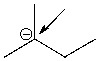 <strong>How many hydrogen atoms are connected to the indicated carbon atom? </strong> A) one B) two C) three D) four E) none