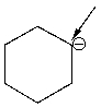 <strong>How many hydrogen atoms are connected to the indicated carbon atom? </strong> A) one B) two C) three D) four E) none