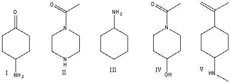 <strong>Which one of the following compounds is consistent with the following IR spectrum? SDBS: National Institute of Advanced Industrial Science and Technology </strong> A)I B)II C)III D)IV E)V