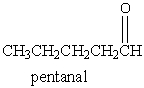 Which of the following is expected to be the base peak in the mass spectrum of pentanal?