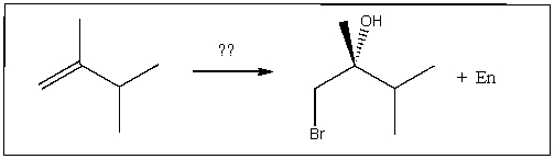 <strong>Provide the reagent(s)required to complete the following transformation: </strong> A)HBr B)Br<sub>2</sub>/H<sub>2</sub>O C)Br<sub>2</sub> D)HBr/ROOR E)h \nu /NBS