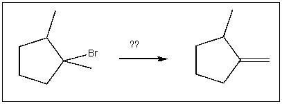 <strong>Predict the reagent(s)required to complete the following transformation: </strong> A)NaOtBu B)HBr C)H<sub>2</sub>SO<sub>4</sub> D)NaOH E)NaSH