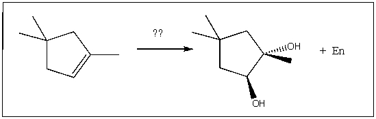 Predict the reagent(s)required to complete the following transformation: