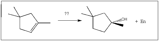 <strong>Predict the reagent(s)required to complete the following transformation: </strong> A)1)OsO<sub>4</sub>;2)NaHSO<sub>3</sub>,H<sub>2</sub>O B)1)Hg(OAc)<sub>2</sub>,H<sub>2</sub>O;2)NaBH<sub>4</sub> C)1)RCO<sub>3</sub>H;2)H<sub>3</sub>O<sup>+</sup> D)1)BH<sub>3</sub>-THF;2)H<sub>2</sub>O<sub>2</sub>,NaOH E)1)O<sub>3</sub>;2)DMS