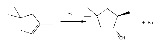 Predict the reagent(s)required to complete the following transformation: