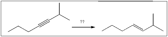 Predict the reagent(s)required to complete the following transformation: