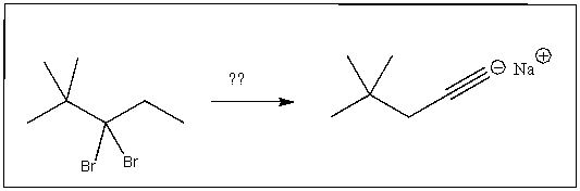 Predict the reagent(s)required to complete the following transformation: