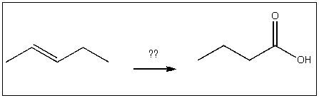 Propose an efficient method of completing the following transformation: