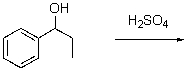 Draw the mechanism for the following dehydration.