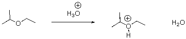 Identify the acid and the base and draw the mechanism.