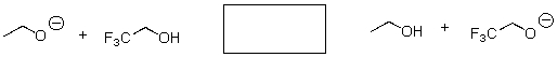 <strong>Predict the position of equilibrium for the following reaction. </strong> A)To the left B)To the right C)No reaction