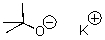 <strong>What is the counterion of t-butoxide in the following compound? </strong> A)K<sup>+</sup> B)O C)tert-butoxide D)tert-butyl