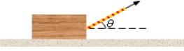 <strong>A concrete block is pulled 7.0 m across a frictionless surface by means of a rope.The tension in the rope is 40 N; and the net work done on the block is 247 J.What angle does the rope make with the horizontal? </strong> A)28° B)41° C)47° D)62° E)88°