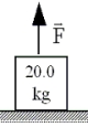 <strong>A rope exerts a force on a 20.0-kg crate.The crate starts from rest and accelerates upward at 5.00 m/s<sup>2</sup> near the surface of the earth. What is the kinetic energy of the crate when it is 4.0 m above the floor?</strong> A)400 J B)250 J C)116 J D)704 J E)1180 J