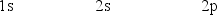 <strong>The orbital diagram for a ground-state oxygen atom is  </strong> A)   B)   C)   D)   E)   <div style=padding-top: 35px> 