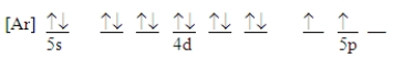 <strong>Which ground-state atom has an electron configuration described by the following orbital diagram?  </strong> A)antimony B)germanium C)indium D)lead E)tin <div style=padding-top: 35px> 