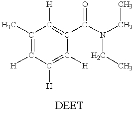 N,N-diethyl-m-tolumide (DEET)is the active ingredient in many mosquito repellents. How many sigma bonds and pi bonds are contained in a DEET molecule?
