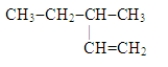 <strong>Which of these is the systematic name for the compound represented below?  </strong> A)2-ethylbutane B)3-methylpentene C)3-methyl-1-pentene D)3-methyl-1-hexene E)2-methylhexane <div style=padding-top: 35px> 