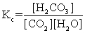 <strong>The equilibrium between carbon dioxide gas and carbonic acid is very important in biology and environmental science. CO<sub>2</sub>(aq)+ H<sub>2</sub>O(l) <sub> </sub>H<sub>2</sub>CO<sub>3</sub>(aq) Which one of the following is the correct equilibrium constant expression (K<sub>c</sub>)for this reaction?</strong> A) B) C) D) E)