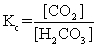 <strong>The equilibrium between carbon dioxide gas and carbonic acid is very important in biology and environmental science. CO<sub>2</sub>(aq)+ H<sub>2</sub>O(l) <sub> </sub>H<sub>2</sub>CO<sub>3</sub>(aq) Which one of the following is the correct equilibrium constant expression (K<sub>c</sub>)for this reaction?</strong> A) B) C) D) E)