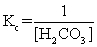<strong>The equilibrium between carbon dioxide gas and carbonic acid is very important in biology and environmental science. CO<sub>2</sub>(aq)+ H<sub>2</sub>O(l) <sub> </sub>H<sub>2</sub>CO<sub>3</sub>(aq) Which one of the following is the correct equilibrium constant expression (K<sub>c</sub>)for this reaction?</strong> A) B) C) D) E)