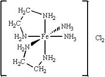 <strong>The coordination compound shown below has  </strong> A)two monodentate ligands and two bidentate ligands. B)three monodentate ligands and two bidentate ligands. C)four monodentate ligands and two bidentate ligands. D)one monodentate ligand and four bidentate ligands. E)four bidentate ligands. <div style=padding-top: 35px> 