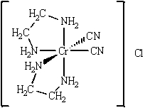 Give (a)the oxidation number of the metal, (b)the number of d electrons, (c)the coordination number, (d)the charge of the complex ion, and (e)the number and type of ligands for the coordination compound shown below.  <div style=padding-top: 35px> 