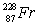 <strong>Radium-226 decays by alpha emission. What is its decay product?</strong> A) B) C) D) E)