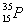 <strong>Sulfur-35 decays by beta emission. The decay product is</strong> A) . B) . C) . D) . E) .