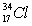 <strong>Sulfur-35 decays by beta emission. The decay product is</strong> A) . B) . C) . D) . E) .