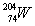 <strong>In the decay series there are six radioisotopes that decay by alpha emission, including Th-232 itself, and four radioisotopes that decay by beta emission. The final product of this series is a stable isotope. The symbol for this product is</strong> A) . B) . C) . D) . E) .