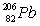 <strong>In the uranium-238 decay series there are eight radioisotopes starting with that decay by alpha emission, and six radioisotopes that decay by beta emission. The final product of this series is a stable isotope. The symbol for this product is</strong> A) . B) . C) . D) . E)none of these.