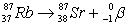 <strong>The Rb-87/Sr-87 method of dating rocks is often used by geologists: t<sub>1/2</sub> = 6.0 * 10<sup>10</sup><sup> </sup>yr Estimate the age of a rock sample in which the present-day mole ratio of Rb-87 to Sr-87 is 36:1.</strong> A)2.4 * 10<sup>9</sup> yr B)1.7 * 10<sup>9</sup> yr C)3.1 * 10<sup>11</sup> yr D)4.1 * 10<sup>-11</sup> yr E)3.6 * 10<sup>11</sup> yr