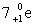 <strong>In the following reaction, identify X. </strong> A)7 \beta B)3 \alpha C)4n D) E)15p