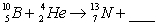 Complete and balance the nuclear equation .