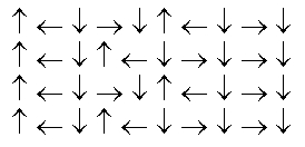 <strong>In the following picture, each arrow represents a molecule or atom.Based on the arrangement in the solid state as shown, which of the following best represents the unit cell? </strong> A) B) C) D) E)