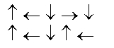 <strong>In the following picture, each arrow represents a molecule or atom.Based on the arrangement in the solid state as shown, which of the following best represents the unit cell? </strong> A) B) C) D) E)