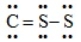 <strong>The Lewis structure for CS<sub>2</sub> is:</strong> A) B) C) D)