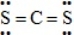 <strong>The Lewis structure for CS<sub>2</sub> is:</strong> A) B) C) D)