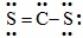 <strong>The Lewis structure for CS<sub>2</sub> is:</strong> A) B) C) D)