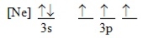 <strong>Which ground-state atom has an electron configuration described by the following orbital diagram </strong> A) phosphorus B) nitrogen C) arsenic D) vanadium E) none of these